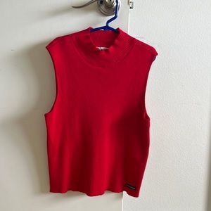 Calvin Klein red top